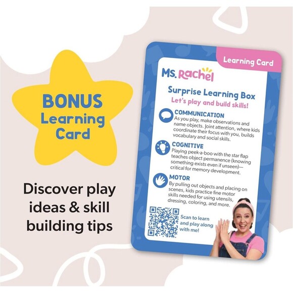 Ms. Rachel Official  Surprise Learning Box Plush - Picture 5 of 6